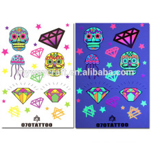 2015 hot sale eco-friendly high quality fashion glitter body tattoo stickers